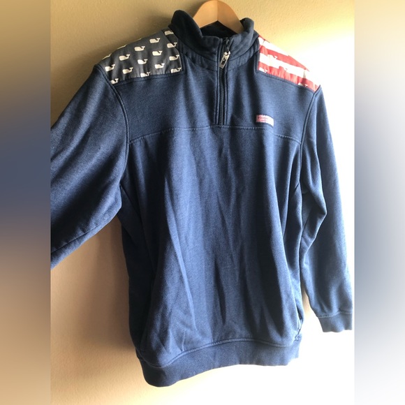 Vinyard Vines Men’s Half Zip Jacket Long Sleeve Sweater Size M - Picture 4 of 13